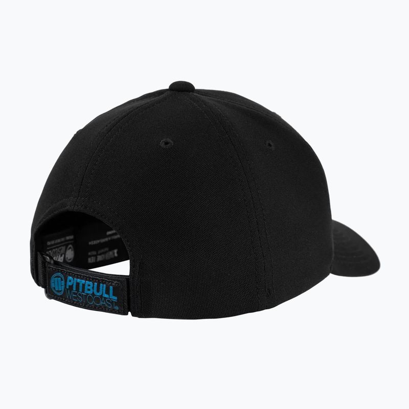 Cappello da baseball Pitbull Snapback Seascape stampato nero/rosso 2