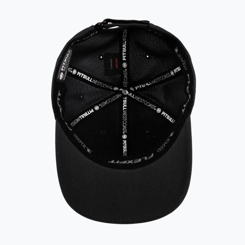 Cappello da baseball Pitbull Snapback Seascape stampato nero/rosso 3