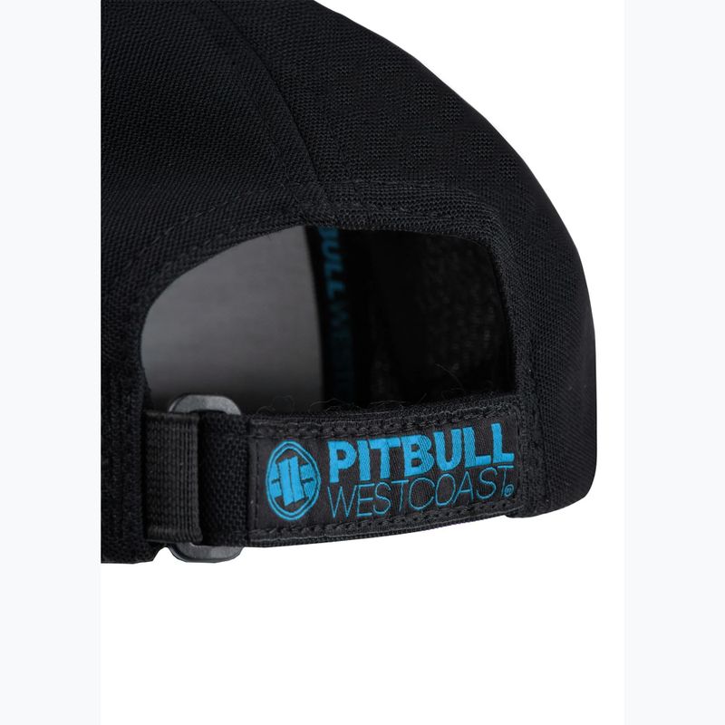 Cappello da baseball Pitbull Snapback Seascape stampato nero/rosso 5