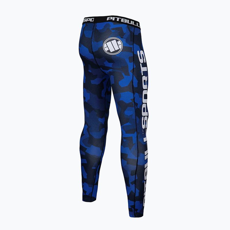 Leggings Pitbull West Coast da uomo Compr Pants Dillard blu mimetico 2