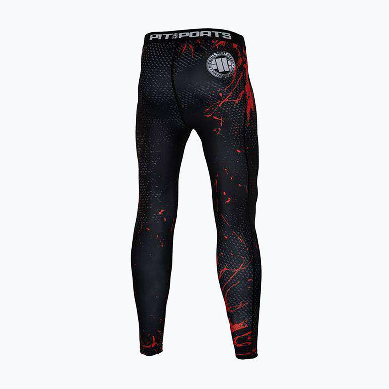 Pitbull West Coast leggings da uomo Compr Pants Blood Dog nero 2