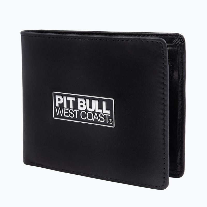 Portafoglio Pitbull West Coast da uomo Pitbull West Coast Original Leather Brant nero