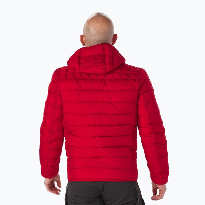 Pitbull West Coast Uomo Giacca invernale imbottita con cappuccio Seacoast rosso 2