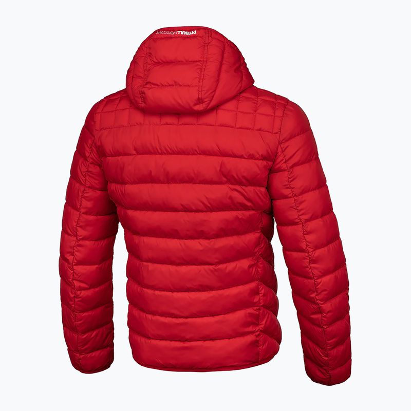 Pitbull West Coast Uomo Giacca invernale imbottita con cappuccio Seacoast rosso 4