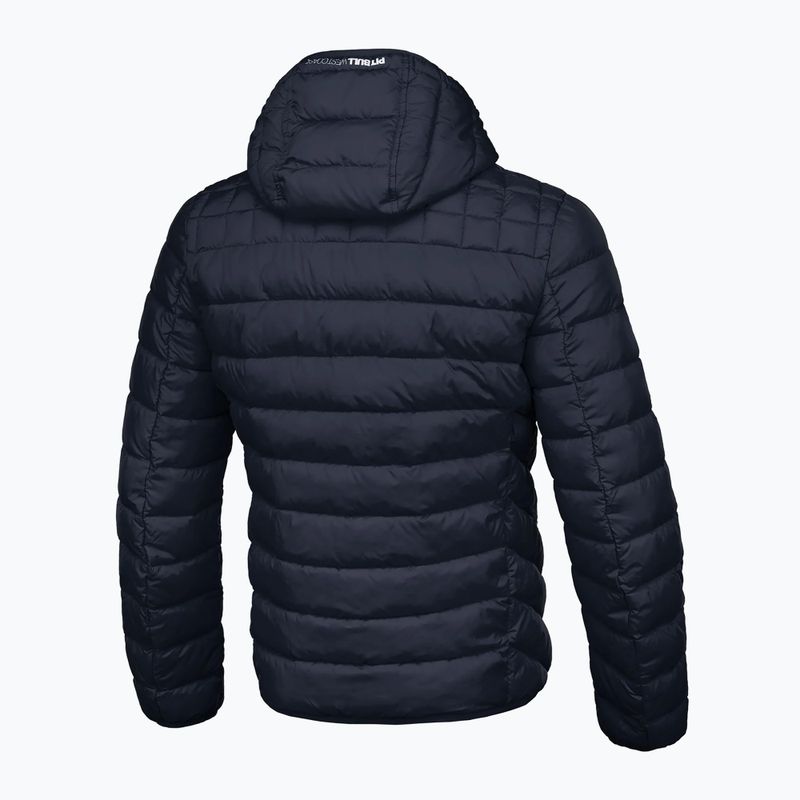 Pitbull West Coast Uomo Giacca invernale imbottita con cappuccio Seacoast blu scuro 6