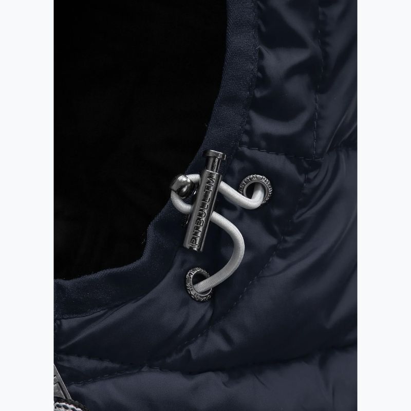 Pitbull West Coast Uomo Giacca invernale imbottita con cappuccio Seacoast blu scuro 12