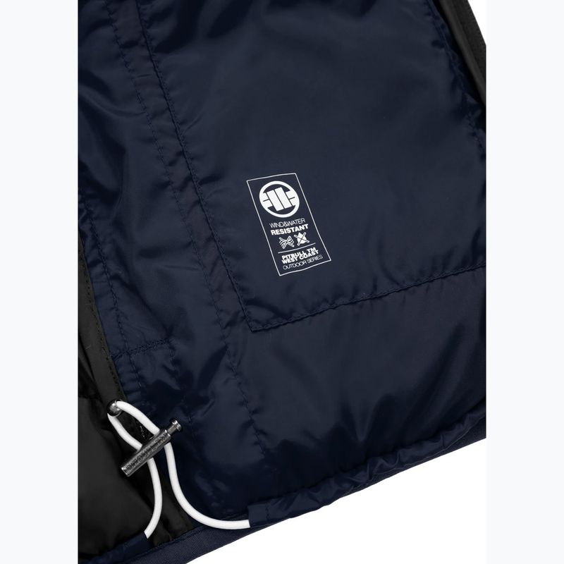 Pitbull West Coast Uomo Giacca invernale imbottita con cappuccio Seacoast blu scuro 14