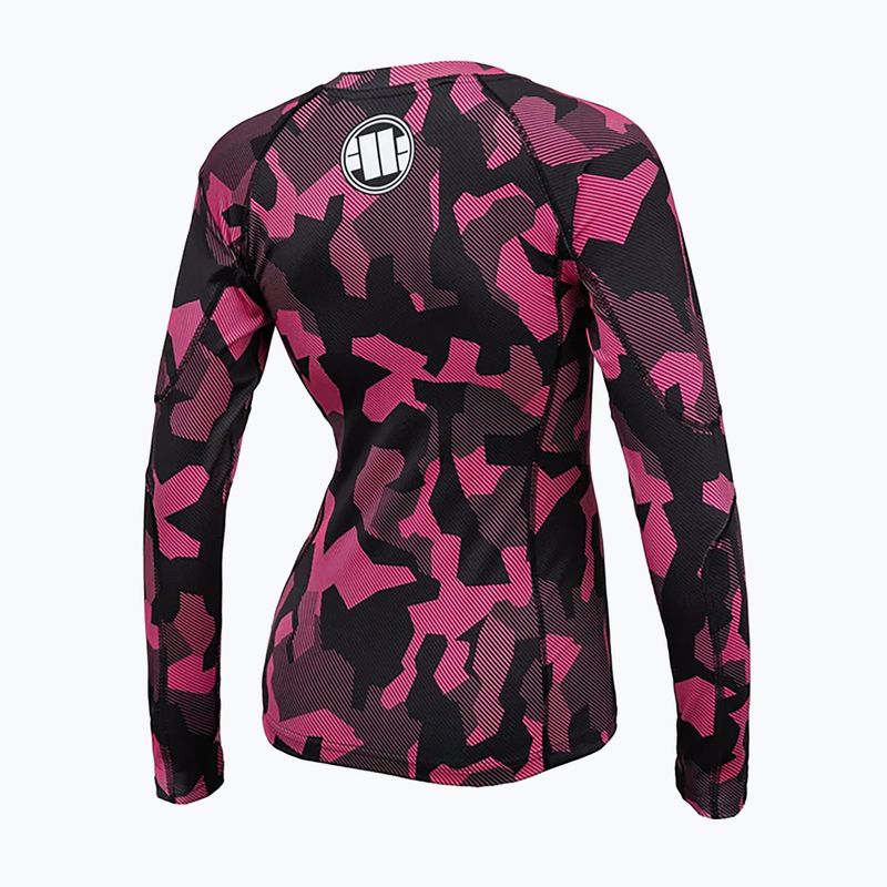 Pitbull West Coast donna Rashguard manica lunga L-S Rash Dillard rosa camo 2