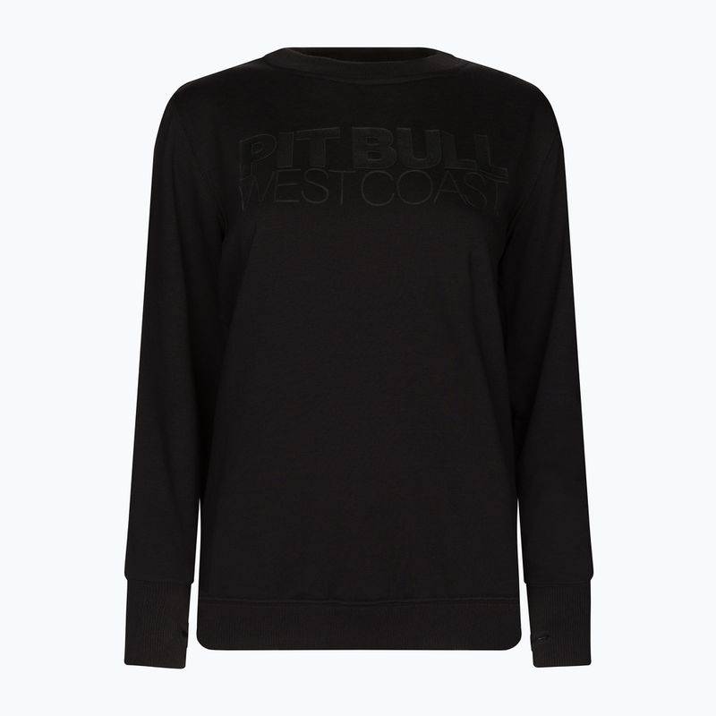 Felpa a girocollo Pitbull West Coast donna Seascape nero
