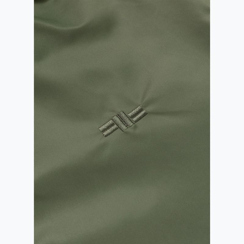 Giacca uomo Pitbull Sherpa Hooded Bomber olive 8