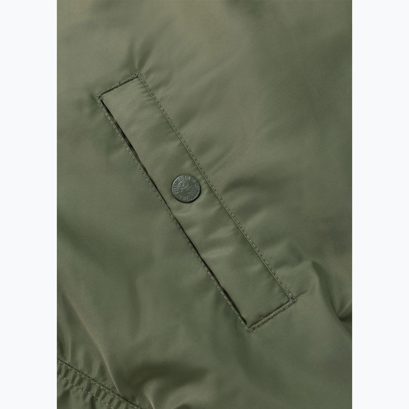Giacca uomo Pitbull Sherpa Hooded Bomber olive 12
