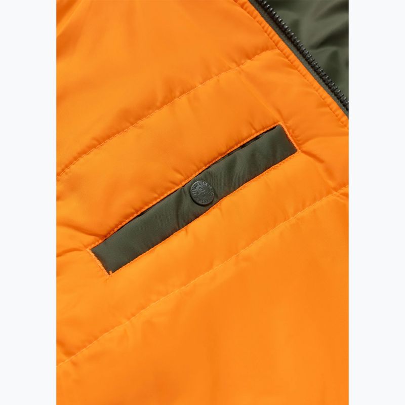 Giacca uomo Pitbull Sherpa Hooded Bomber olive 13