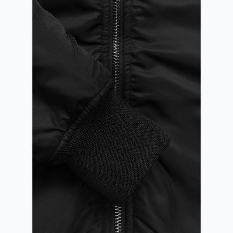 Giacca da uomo Pitbull Sherpa Hooded Bomber black 13