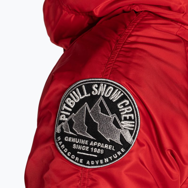 Giacca invernale da uomo Pitbull West Coast Fur Parka Rosso ontano 12