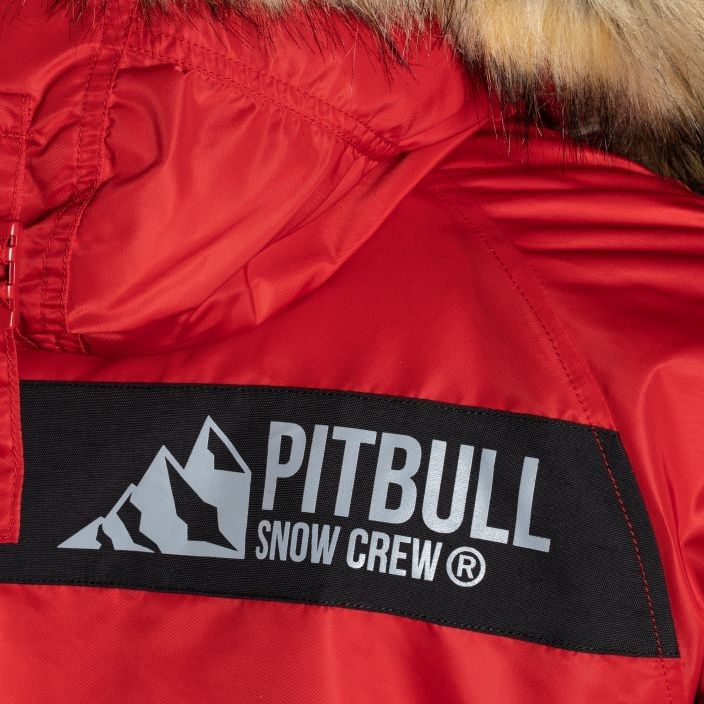 Giacca invernale da uomo Pitbull West Coast Fur Parka Rosso ontano 14