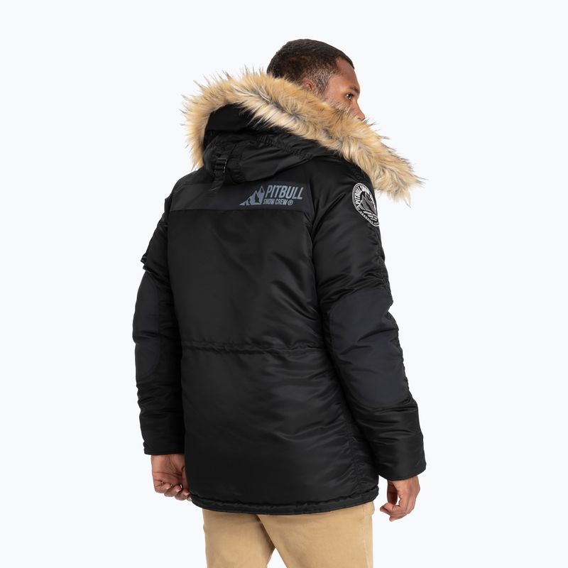 Pitbull West Coast giacca invernale da uomo Alder Fur Parka nero 3