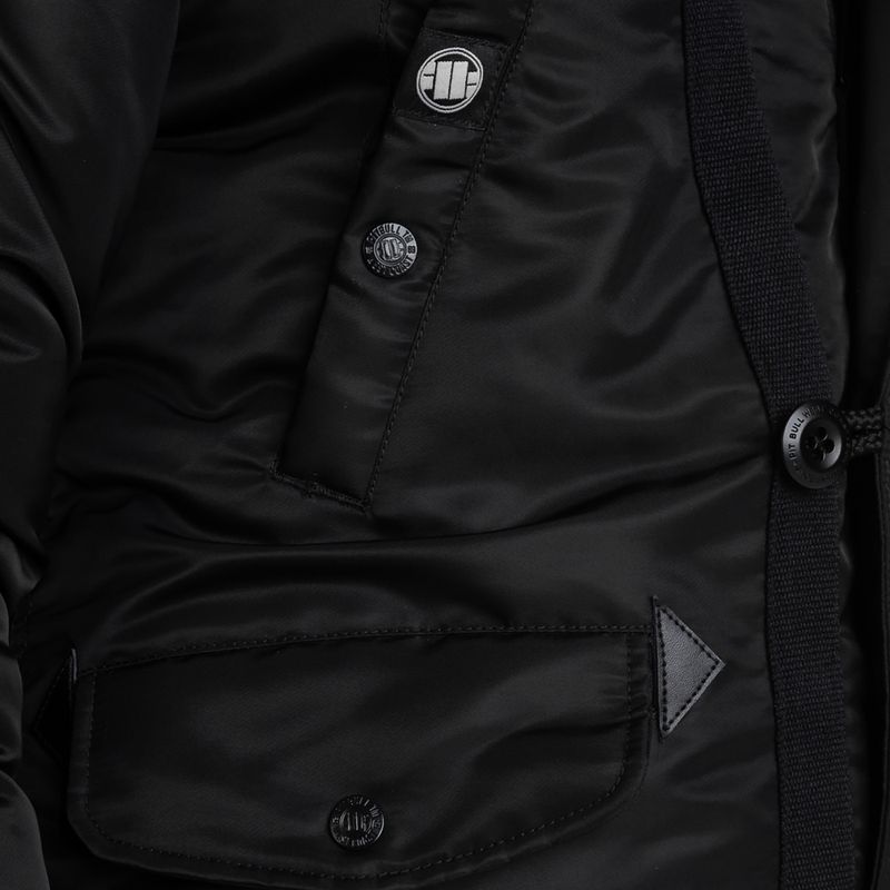 Pitbull West Coast giacca invernale da uomo Alder Fur Parka nero 6