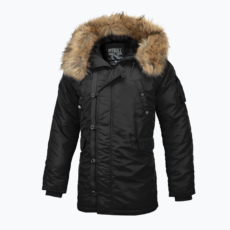 Pitbull West Coast giacca invernale da uomo Alder Fur Parka nero 11