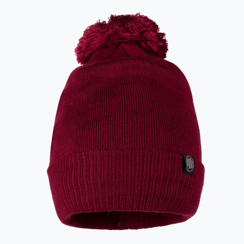 Berretto invernale Pitbull West Coast da uomo Bubble Small Logo bordeaux 2