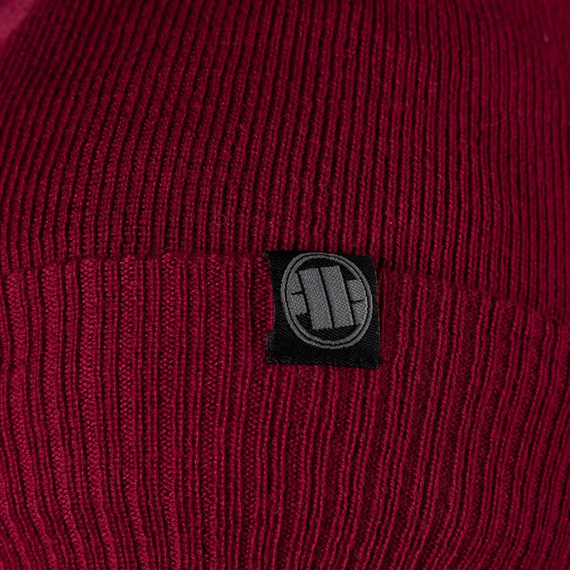 Berretto invernale Pitbull West Coast da uomo Bubble Small Logo bordeaux 3
