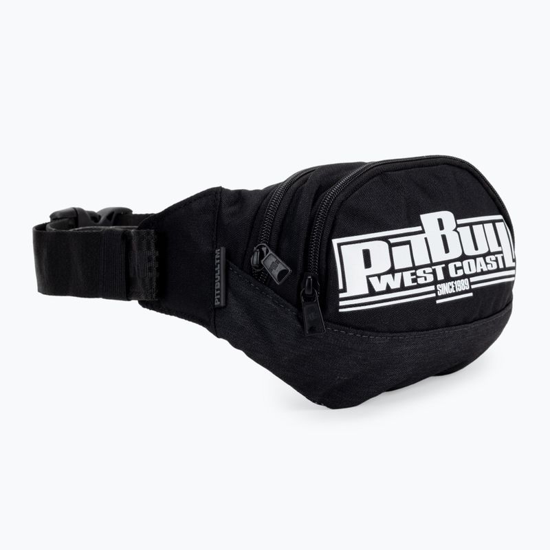 Pitbull West Coast Boxing marsupio nero/bianco