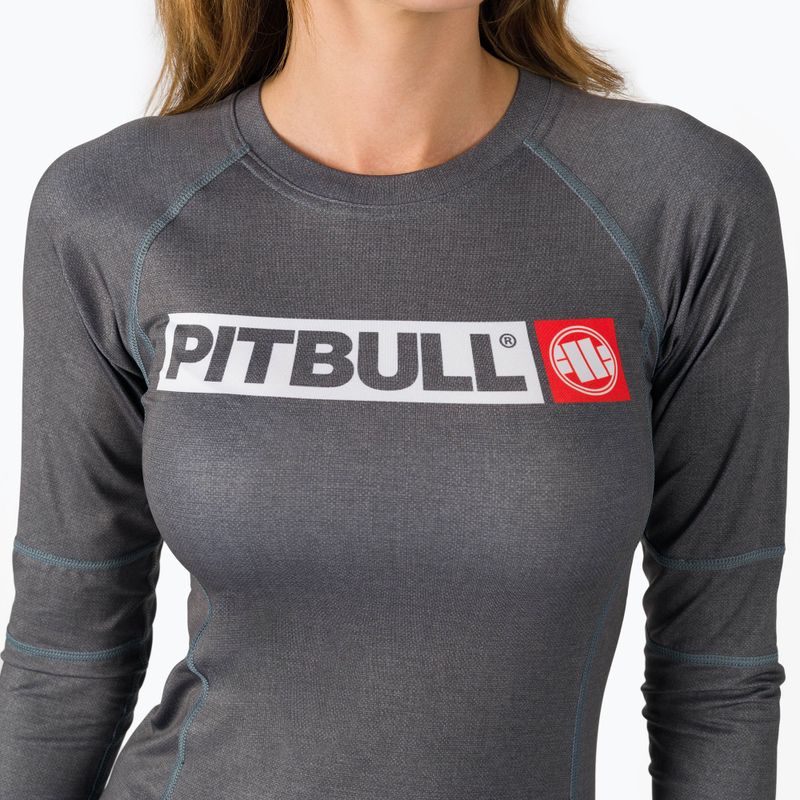 Pitbull West Coast donna Rash L-S Hilltop grigio/melange a maniche lunghe 4