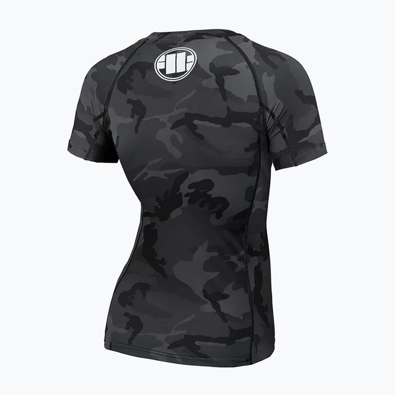 Pitbull West Coast donna Rash T-S All nero camo rashguard 2
