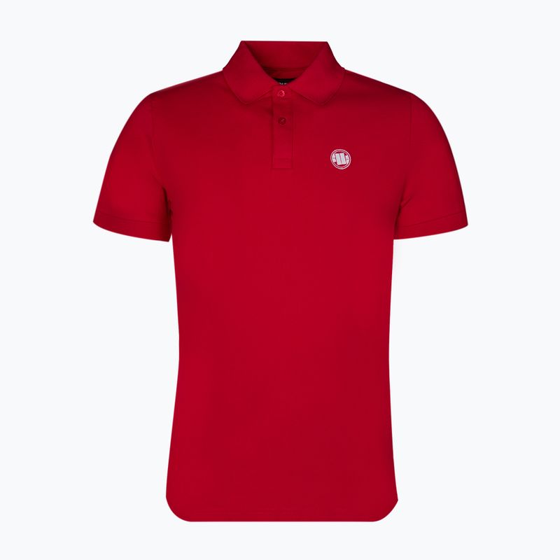 Polo Pitbull West Coast Uomo Logo Regular rosso