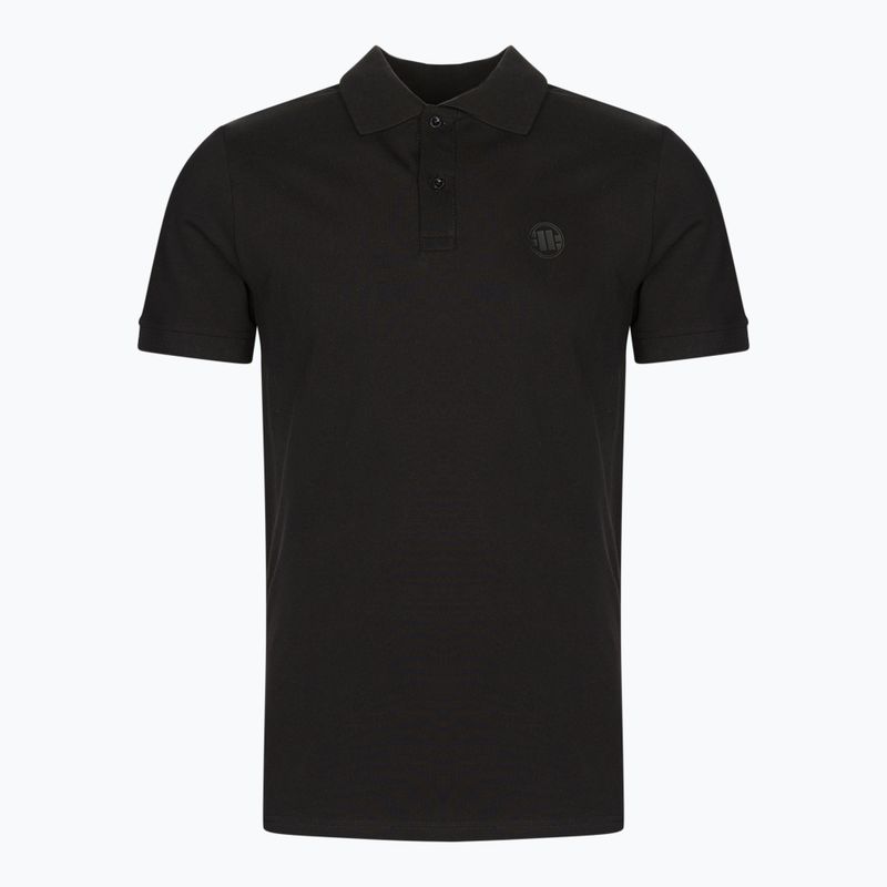 Polo Pitbull West Coast Uomo Slim Logo Nero