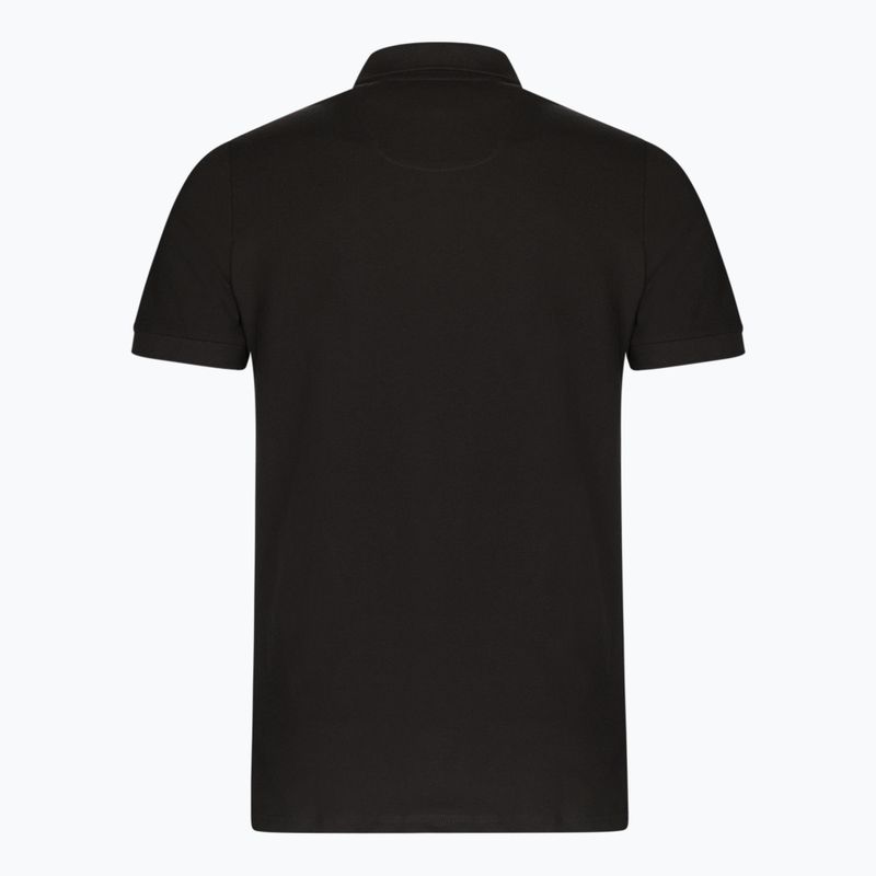 Polo Pitbull West Coast Uomo Slim Logo Nero 2