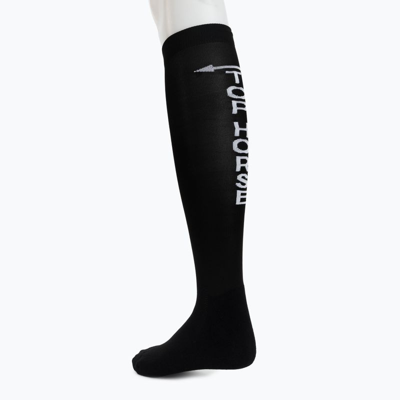Calze da equitazione Comodo SJP/04 nero/bianco 3