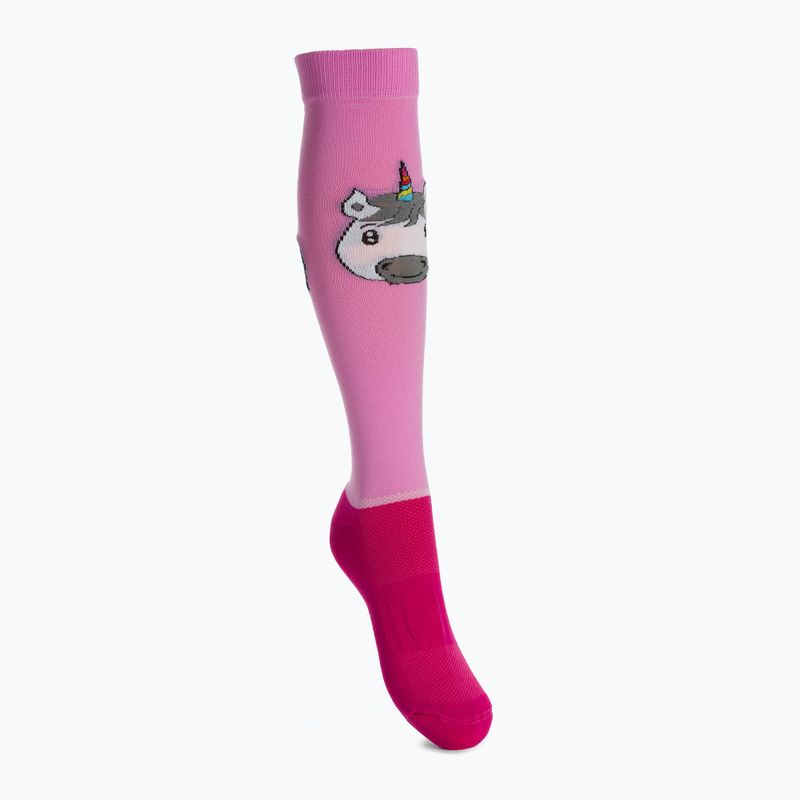 Calze da equitazione Comodo SJP/08 rosa