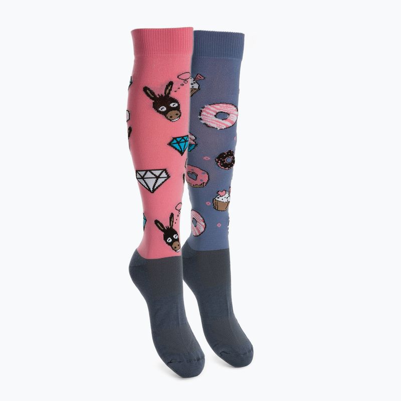 Calze da equitazione Comodo SJP/18 rosa