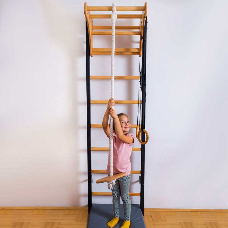 Set di accessori da ginnastica per bambini BenchK in rovere naturale A/076 6