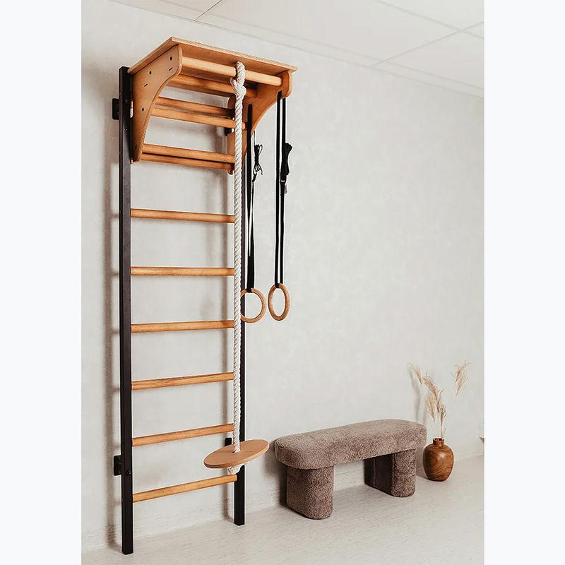 Scala da ginnastica BenchK nera BK-212B+A076 17