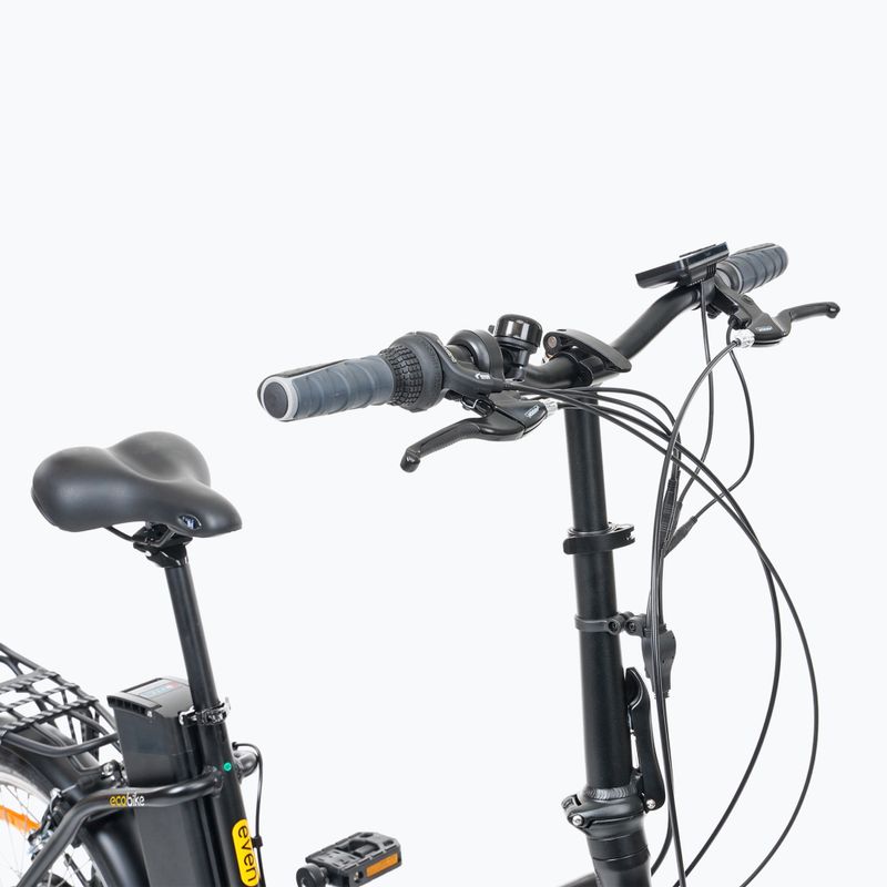 EcoBike Even 36V 13Ah 468Wh bicicletta elettrica Greenway nera 4