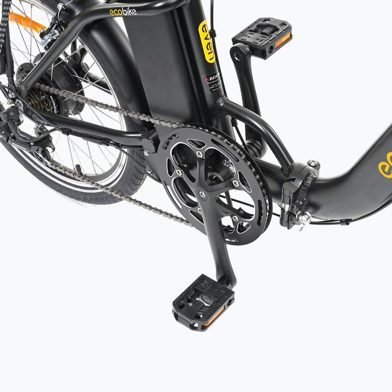 EcoBike Even 36V 13Ah 468Wh bicicletta elettrica Greenway nera 6