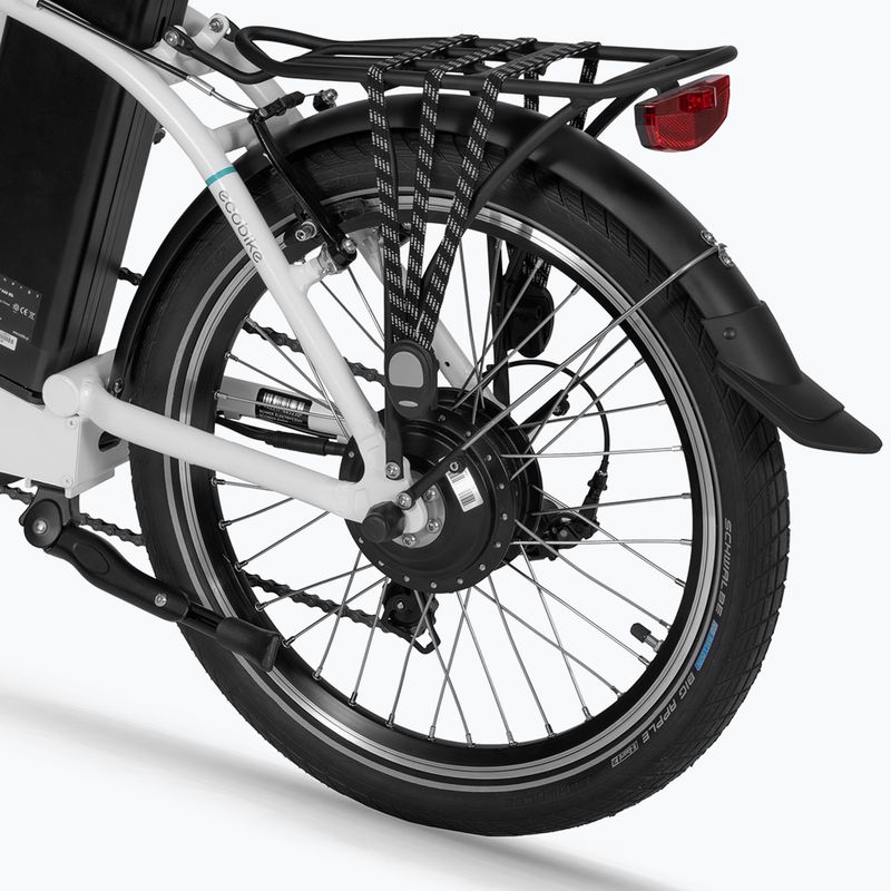EcoBike Even/Even 36V 14,5Ah 522Wh bicicletta elettrica bianca 6