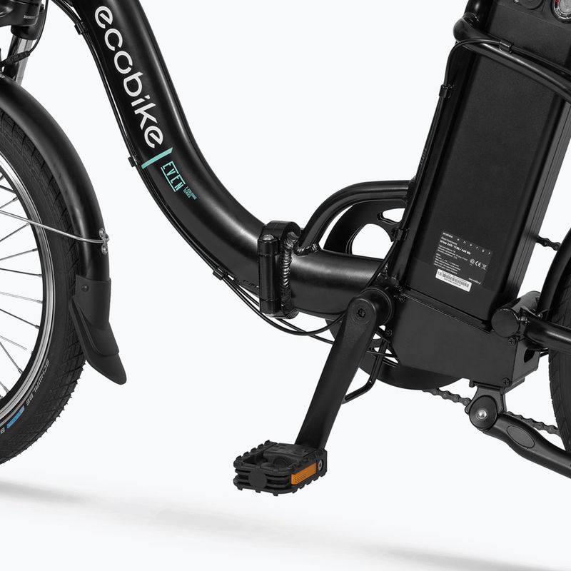 EcoBike Even/Even 36V 14,5Ah 522Wh bicicletta elettrica nera 5