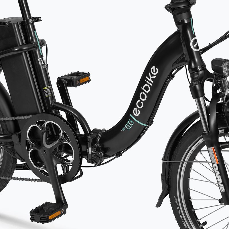 EcoBike Even/Even 36V 14,5Ah 522Wh bicicletta elettrica nera 7