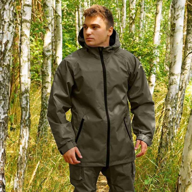 Giacca da pesca da uomo Pros 285 verde oliva 6