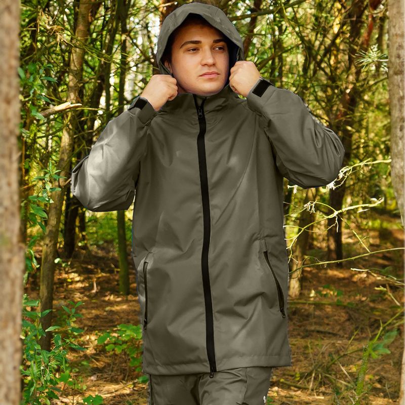 Giacca da pesca da uomo Pros 285 verde oliva 7