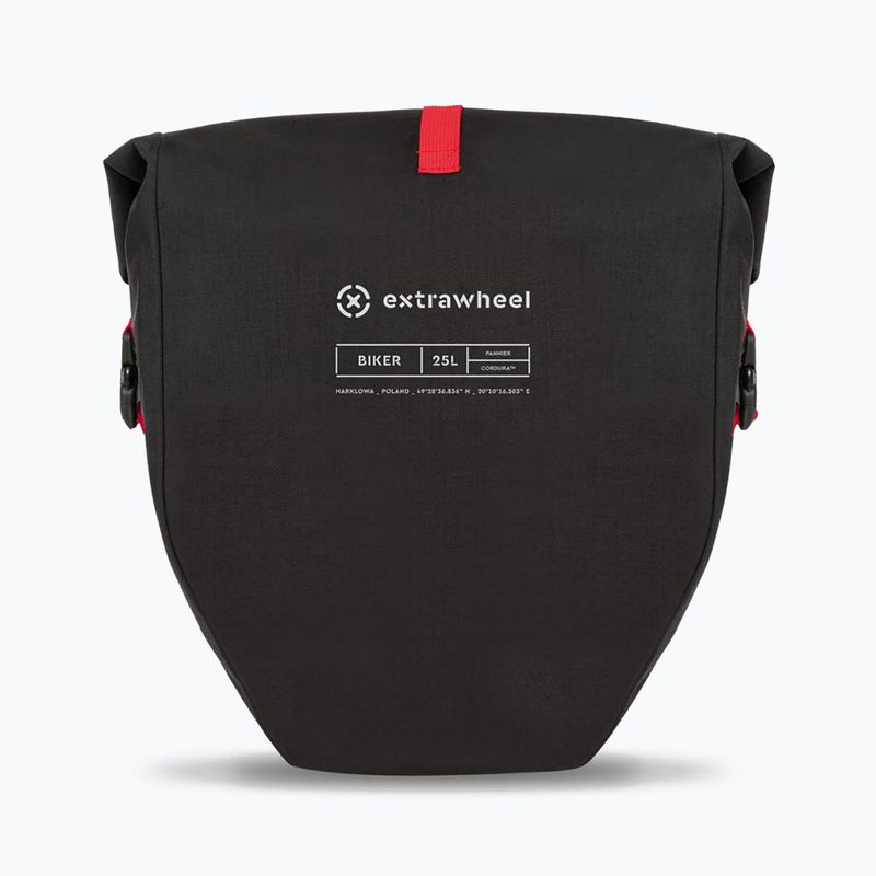 Extrawheel Biker Premium borse per bicicletta 2 x 25 l nero 4