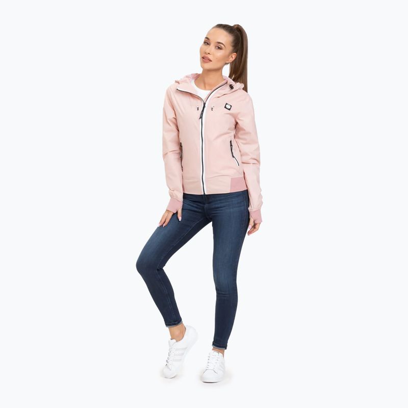 Pitbull West Coast giacca da donna Aaricia con cappuccio in nylon rosa 2