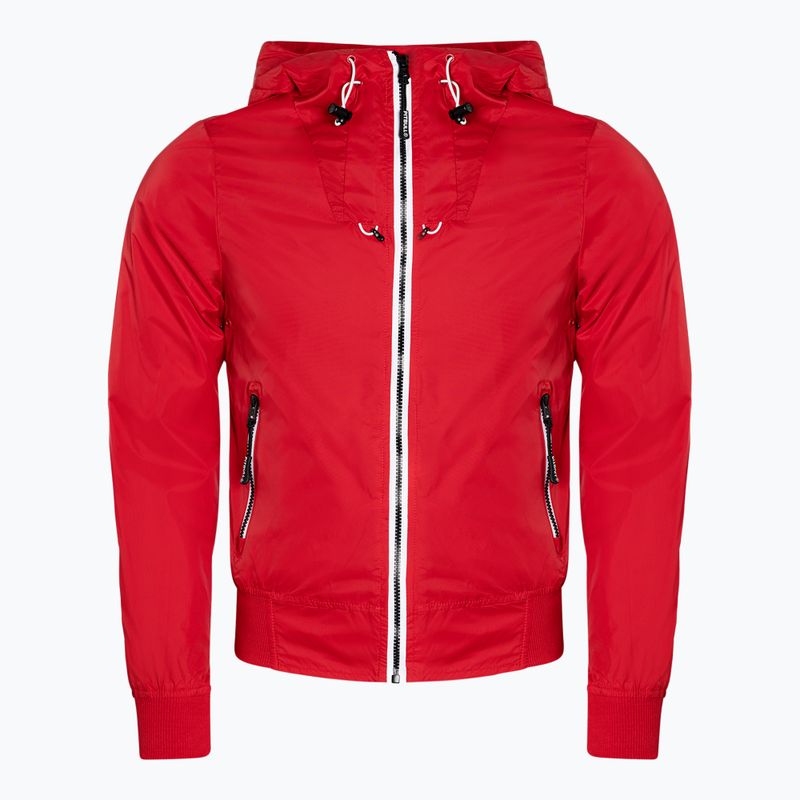 Pitbull West Coast giacca donna Aaricia manica con cappuccio nylon rosso