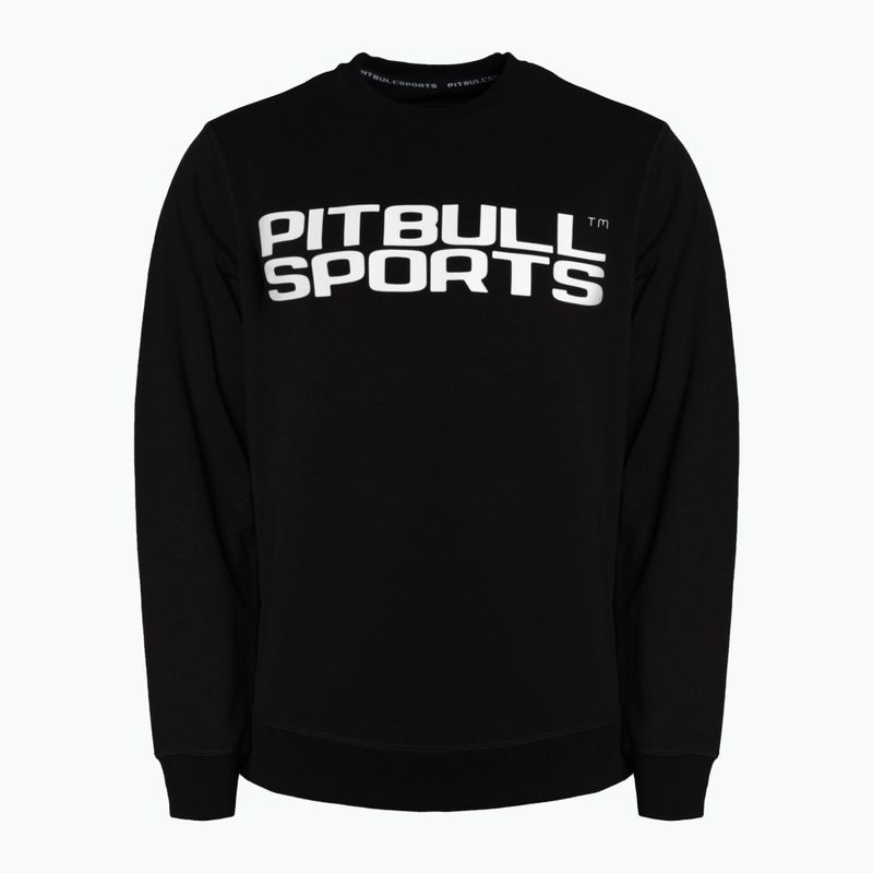 Felpa uomo Pitbull West Coast girocollo Fern nero