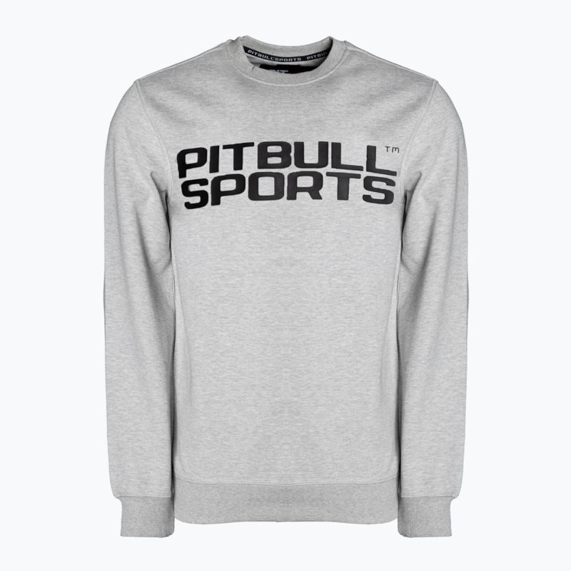 Felpa uomo Pitbull West Coast Crewneck Felce grigio/melange