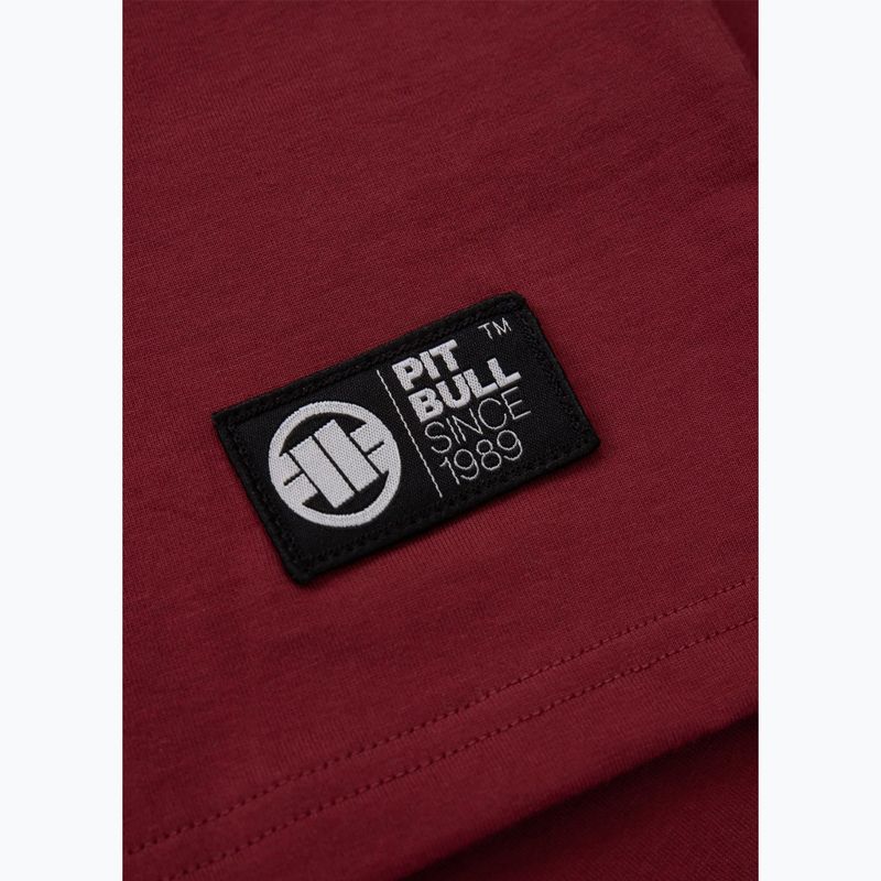 Maglietta Pitbull No Logo uomo bordeaux 4