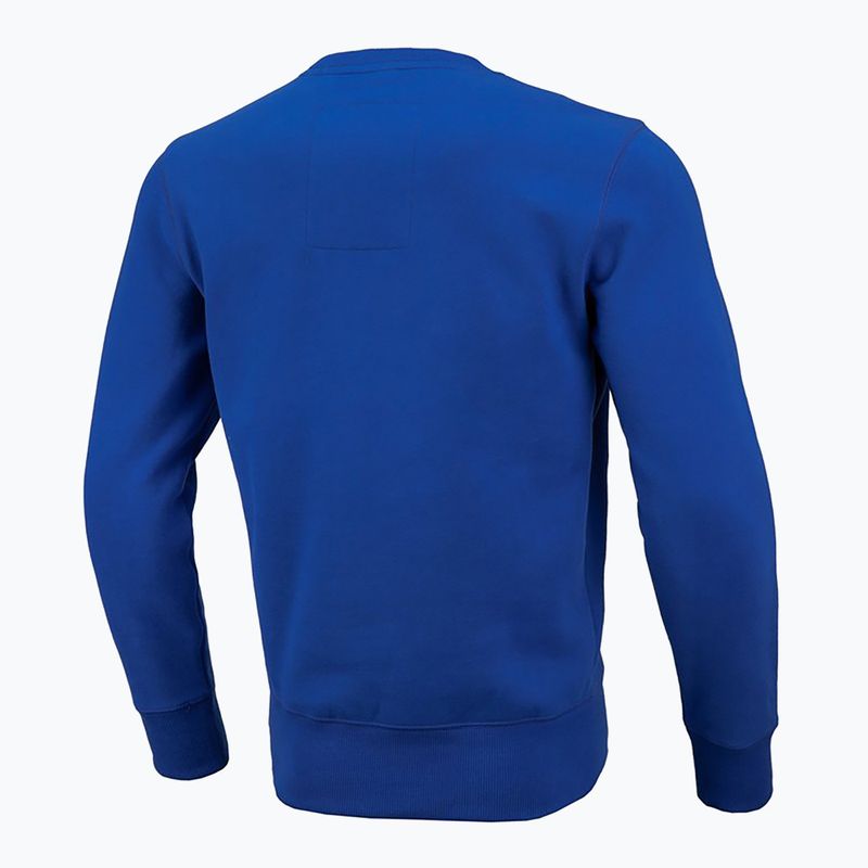 Felpa uomo Pitbull West Coast Crewneck Classic Logo blu royal 2