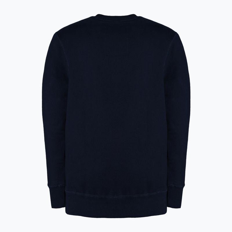 Felpa uomo Pitbull West Coast Crewneck Classic Logo navy scuro 2